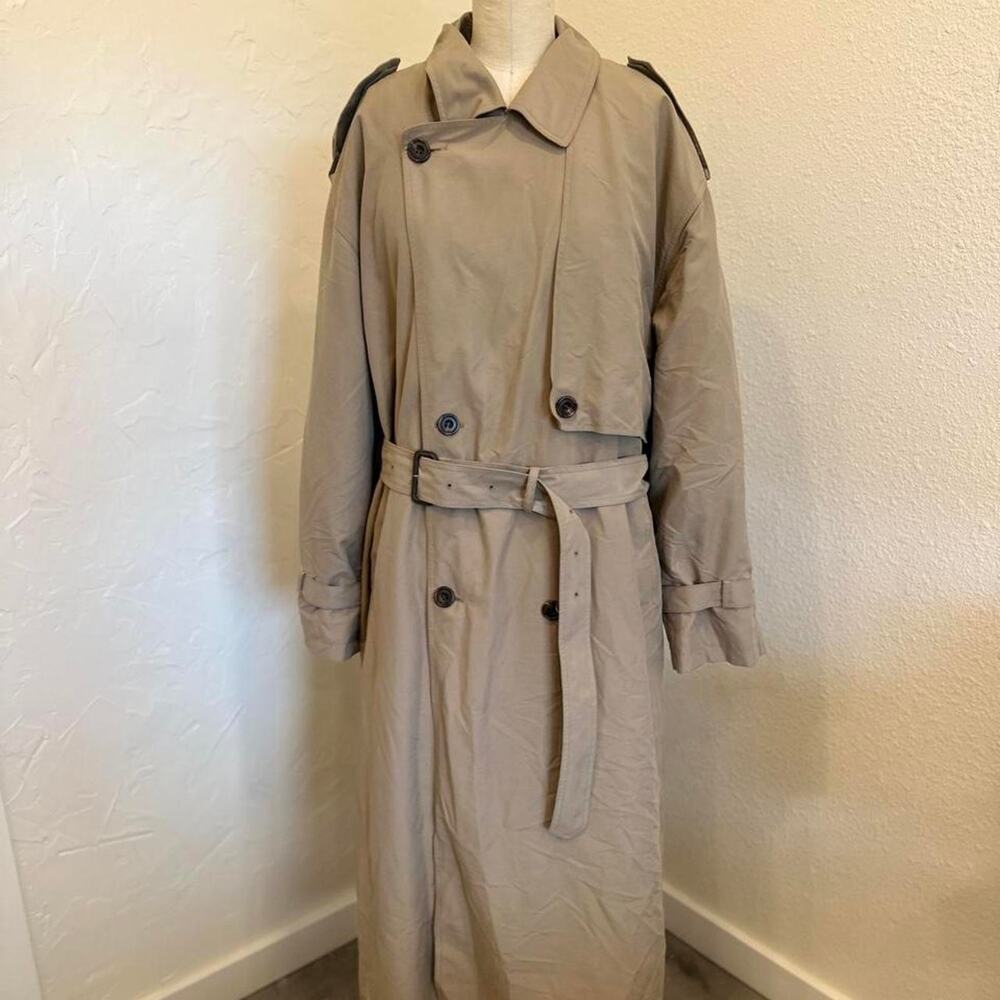 Vintage Newport Harbor Removable Wool Lined Trench Coat